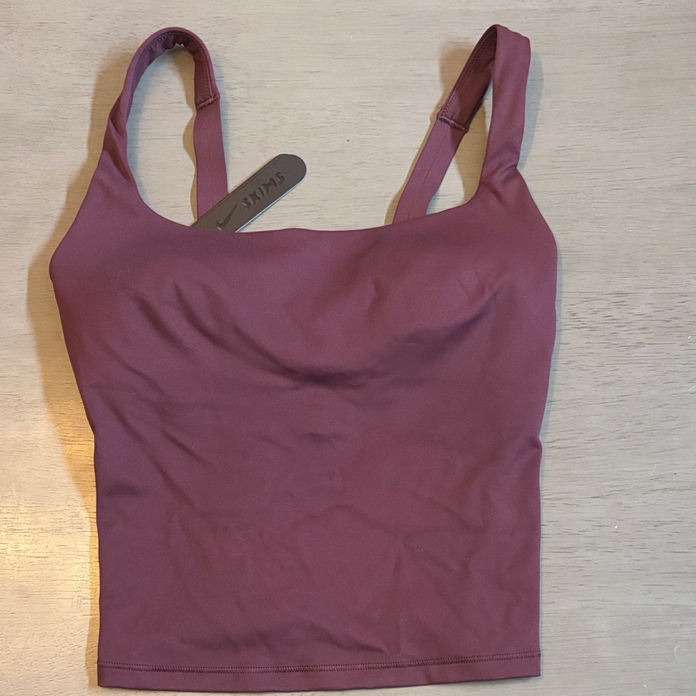 SKIMS Nike Currant Square Neck Tank